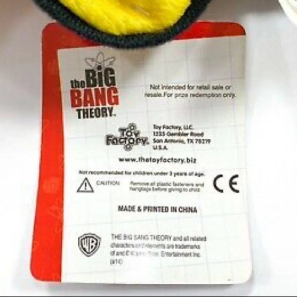THE BIG BANG THEORY | NWT Raj Koothrappali 12” Plush Toy Factory TV Character